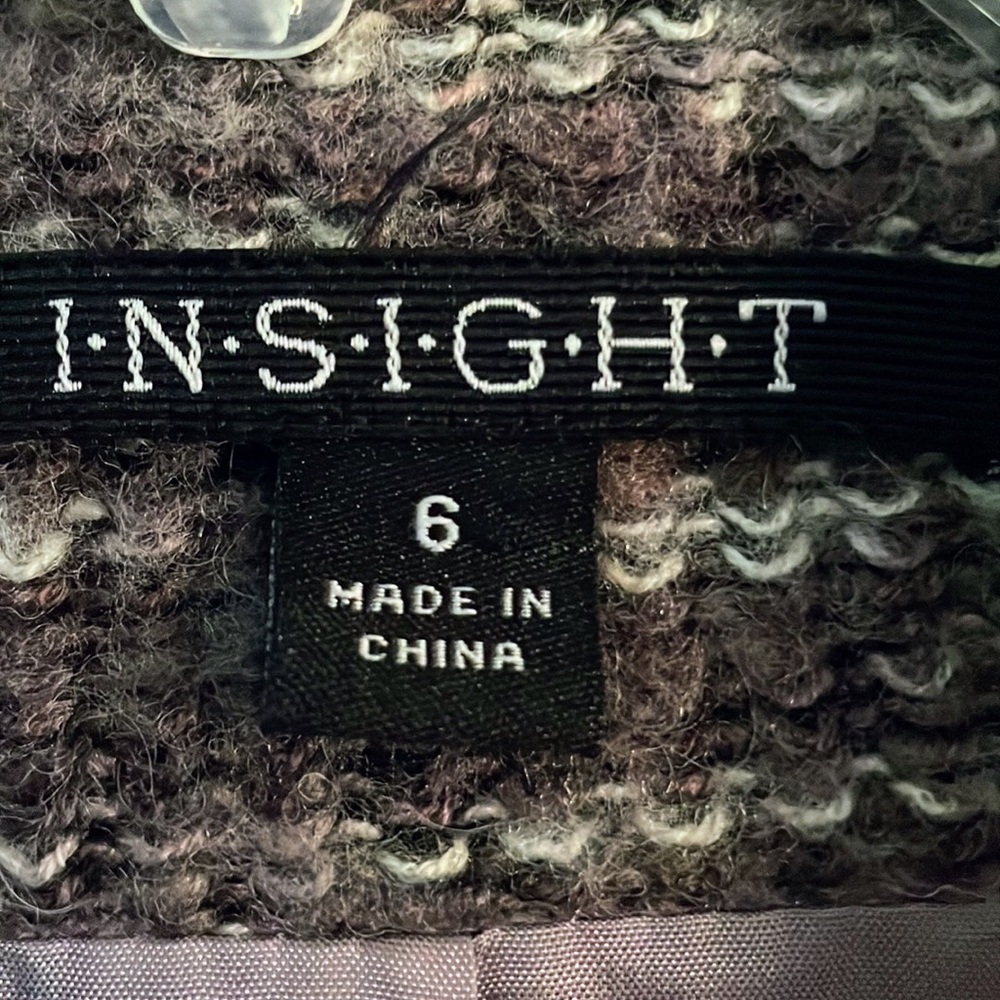 Lavender Buttoned Waist Jacket - Picture 2 of 15